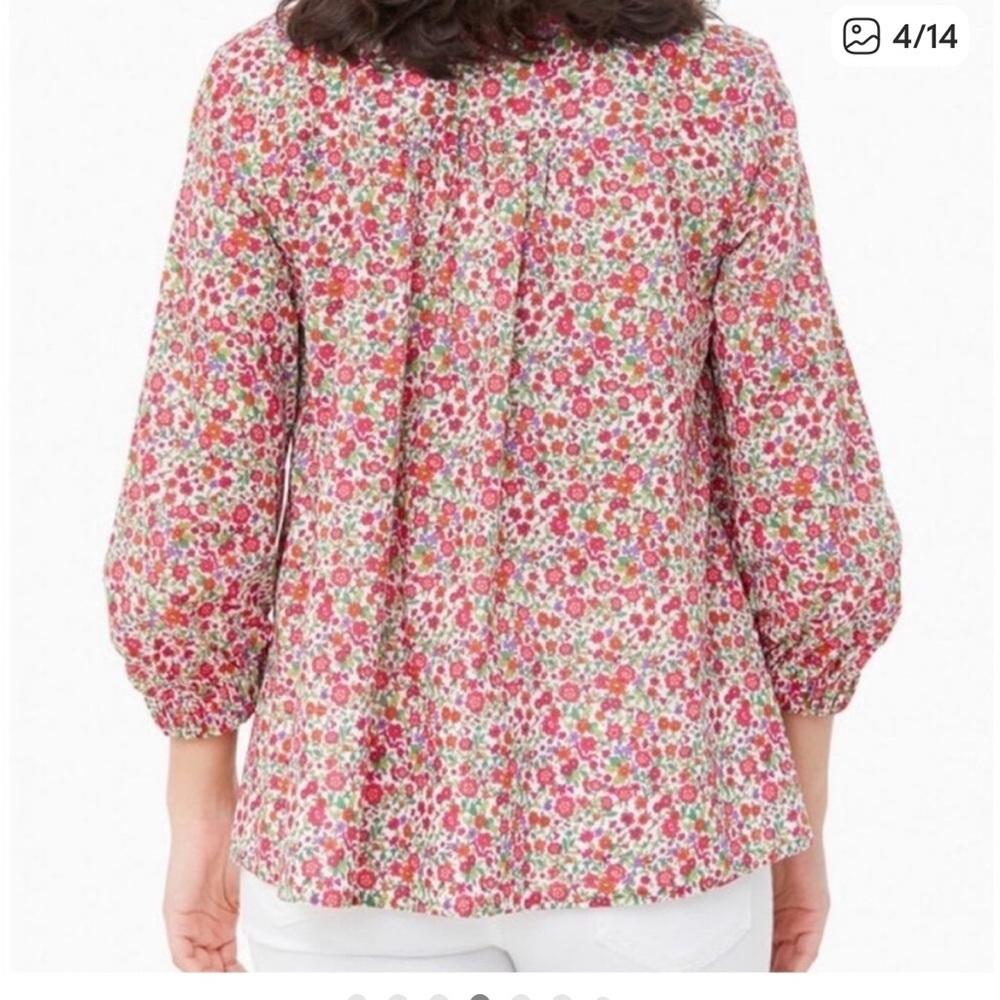 Tuckernuck Pomander Place Zip Blouse Kieren XS - Picture 2 of 9